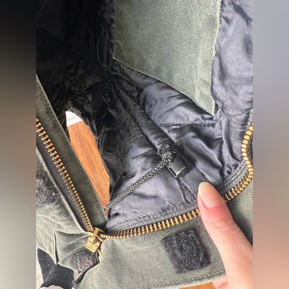 VTG Carhartt Arctic Jacket Quilt Lined Mens Large C26 MOS Green - Picture 12 of 15